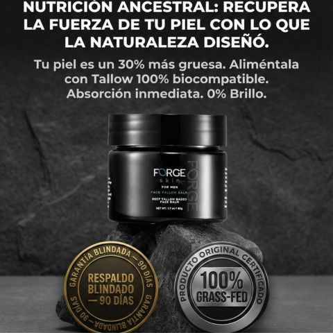 Forge Skin | Bálsamo Facial Ancestral con Tallow Grass-Fed (50g)