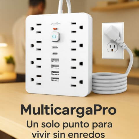 MulticargaPro™ - Cuida Tu Espacio Y Dispositivos